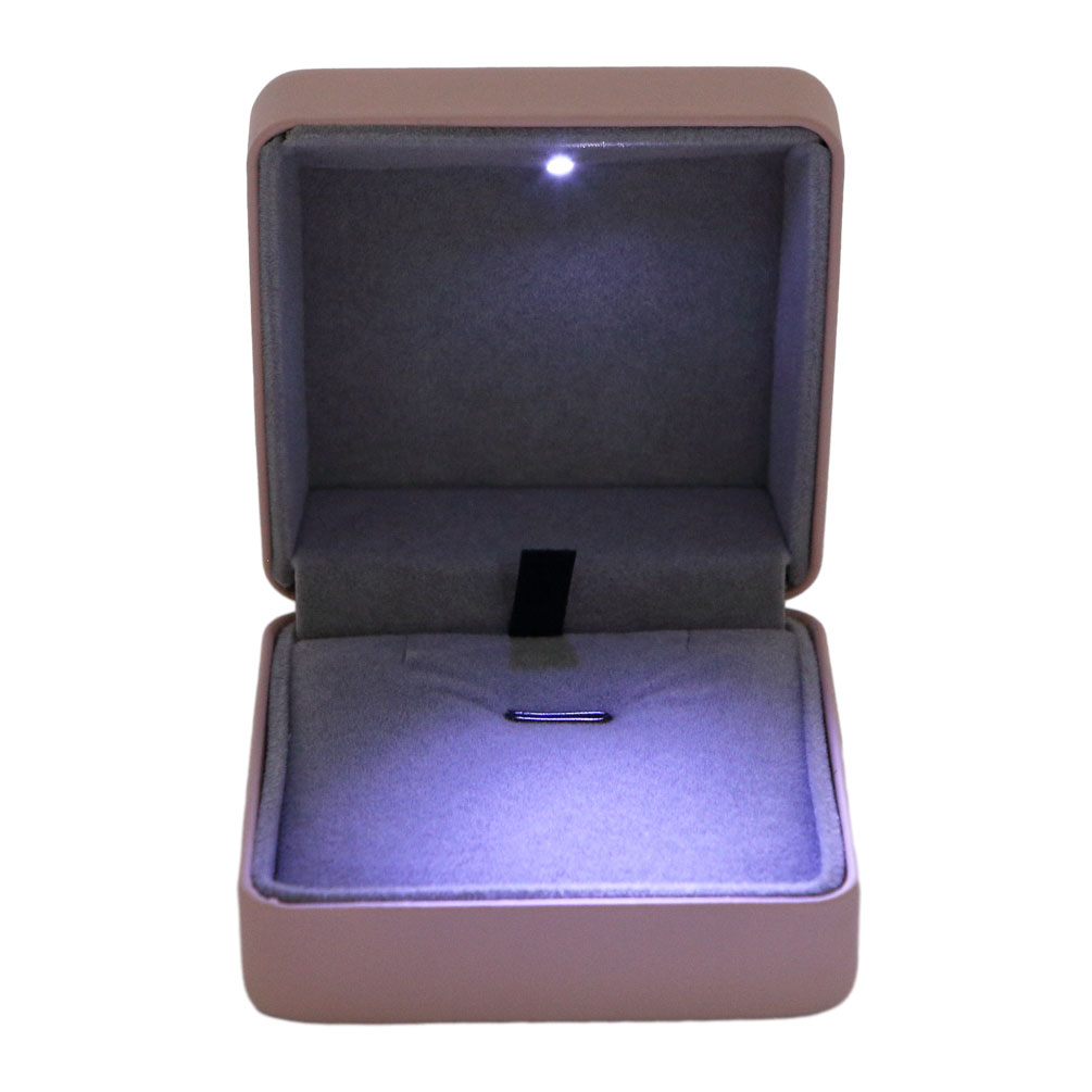 Caja circular con luz