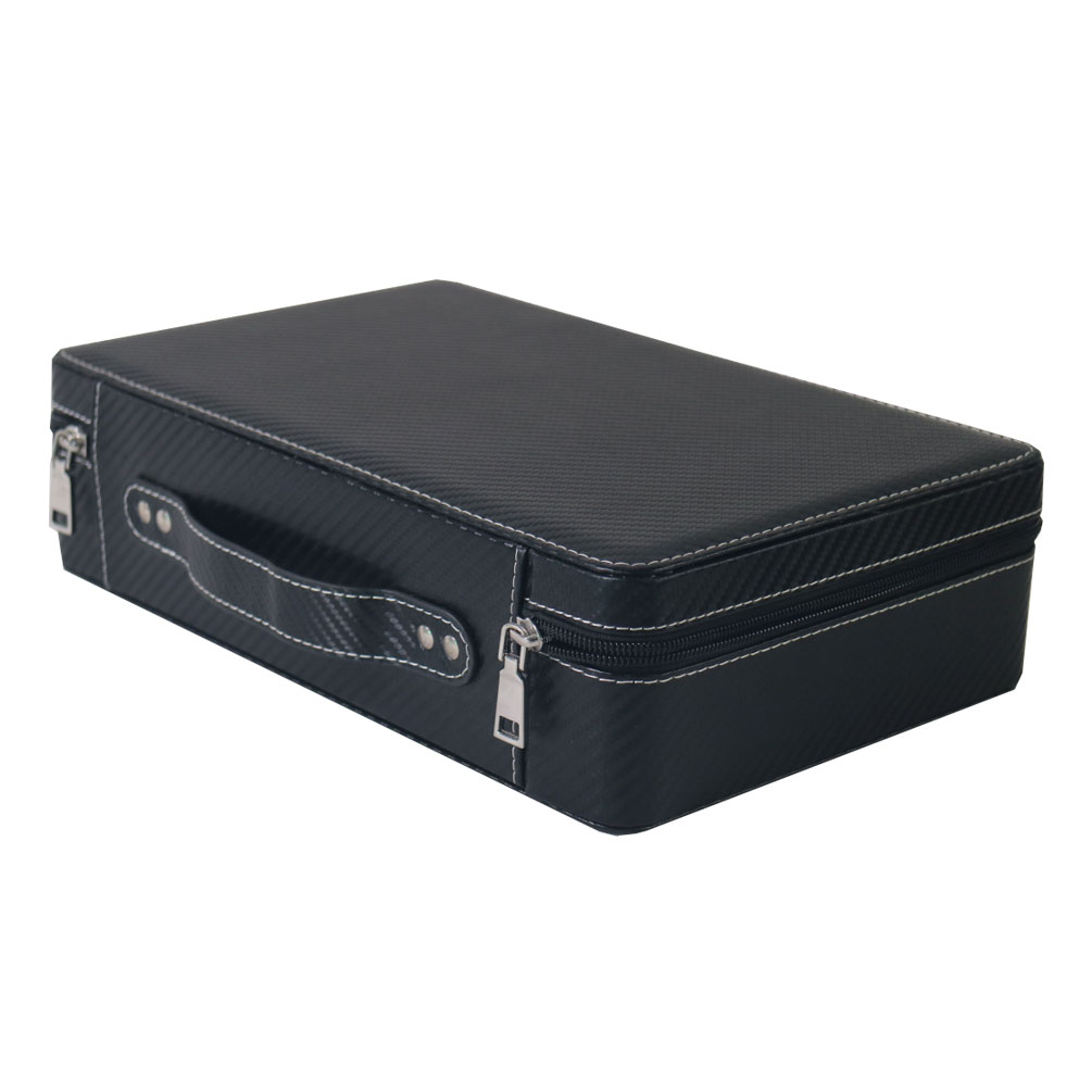 leather travel jewelry case