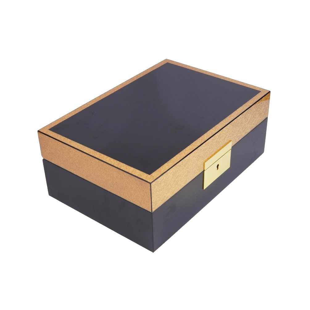 Caja de joyería de madera personalizada