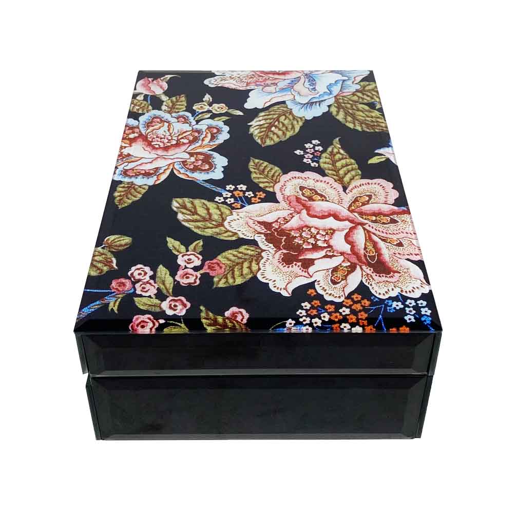 Coffret à bijoux vintage de style chinois