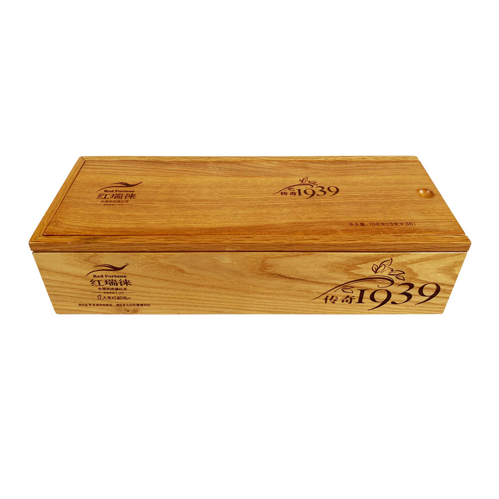 Caja de madera para té