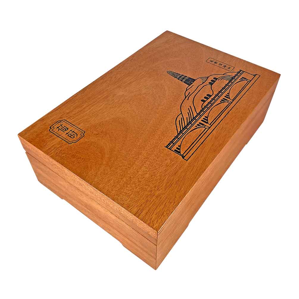 Custom Scenic Wooden Tea Box