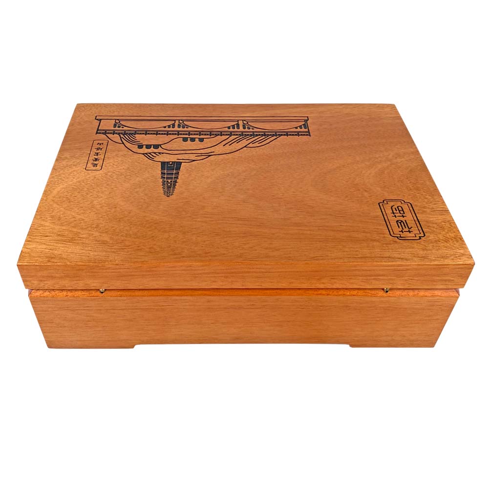 Custom Scenic Wooden Tea Box