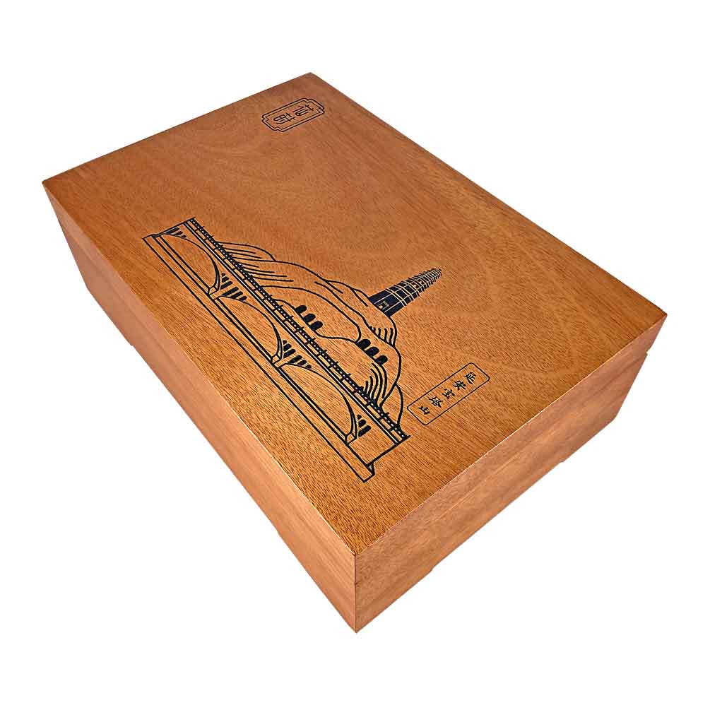 Custom Scenic Wooden Tea Box