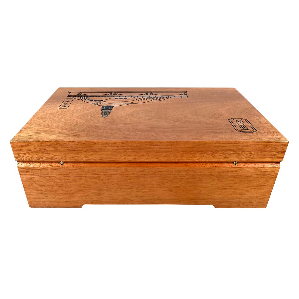 Custom Scenic Wooden Tea Box